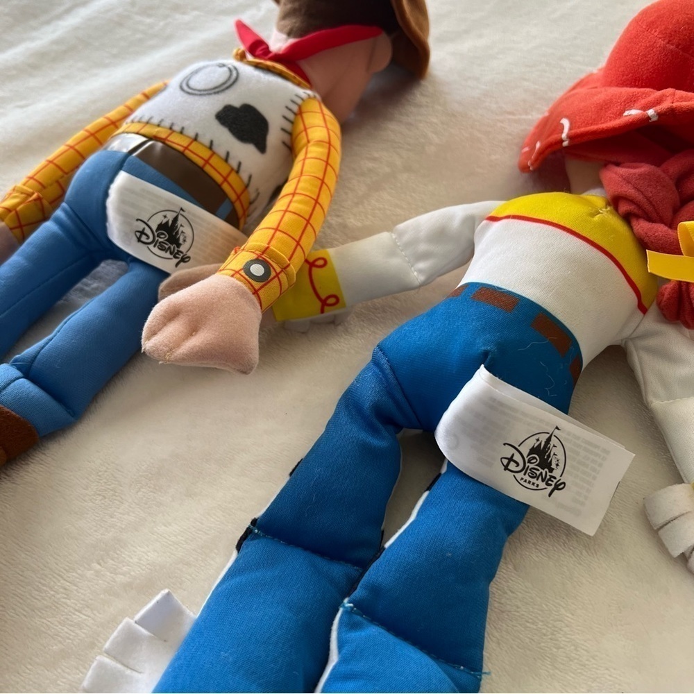 Disney Store Pixar Toy Story Jessie & Woody Cowboy Cowgirl Plush Dolls (2) - Picture 4 of 6